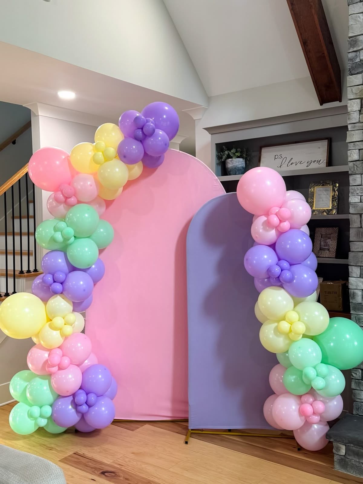 Balloon decoration setup 3